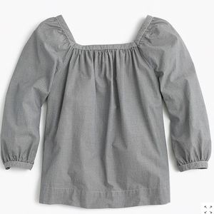 J.Crew Penny Top in Microgingham